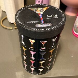 Lolita Colorful New York-tini Martini Glass Collection